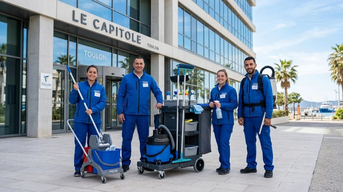 Les 7 entreprises de nettoyage professionnel incontournables à Toulon