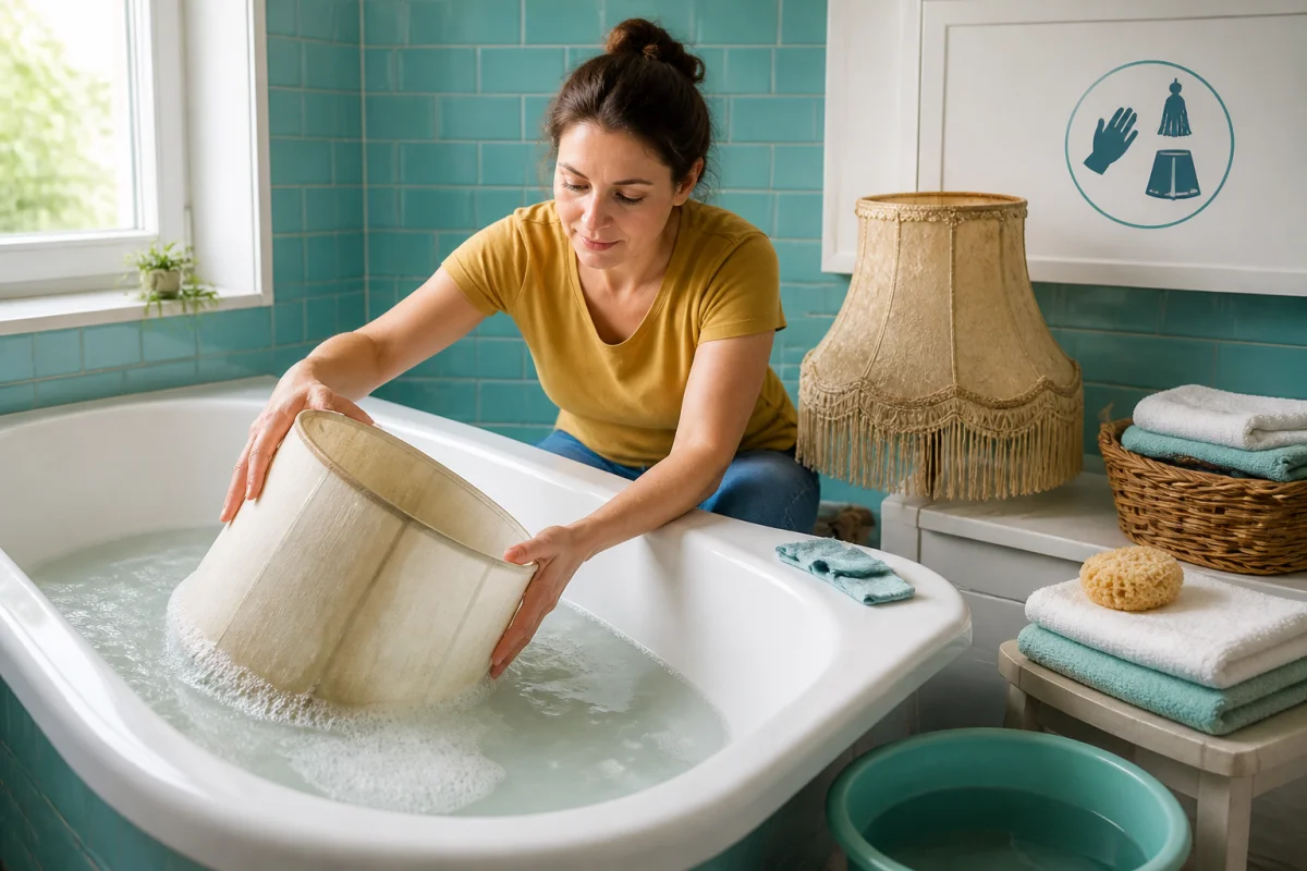 Comment nettoyer un abat jour en tissu