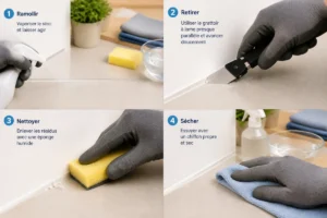 Comment nettoyer le silicone facilement et sans traces
